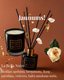 Black Orchid scented soy wax candle