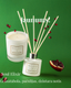 Black Orchid scented soy wax candle